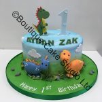 Cute Dinosaur Cake