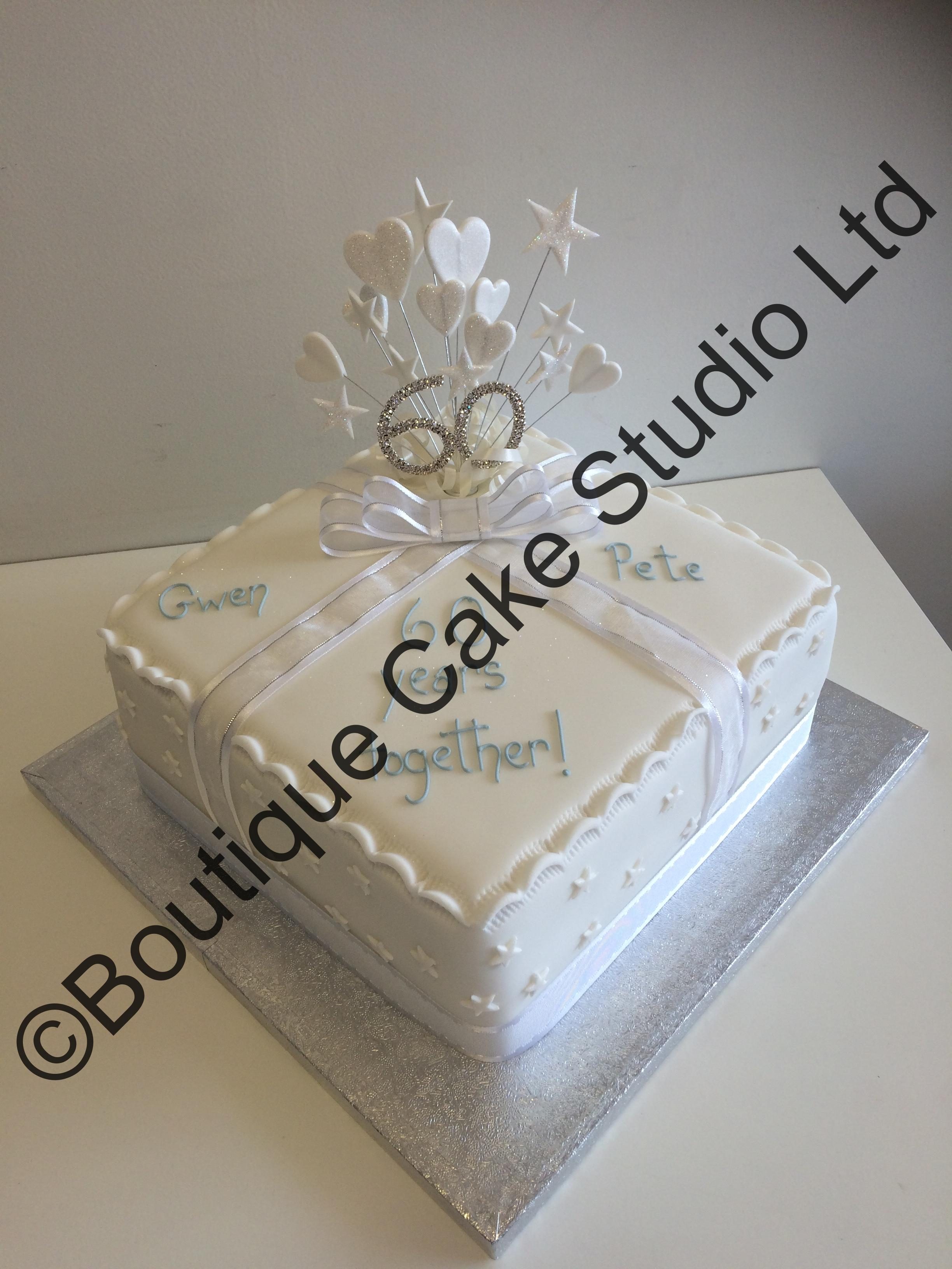 Diamond Anniversary Cake