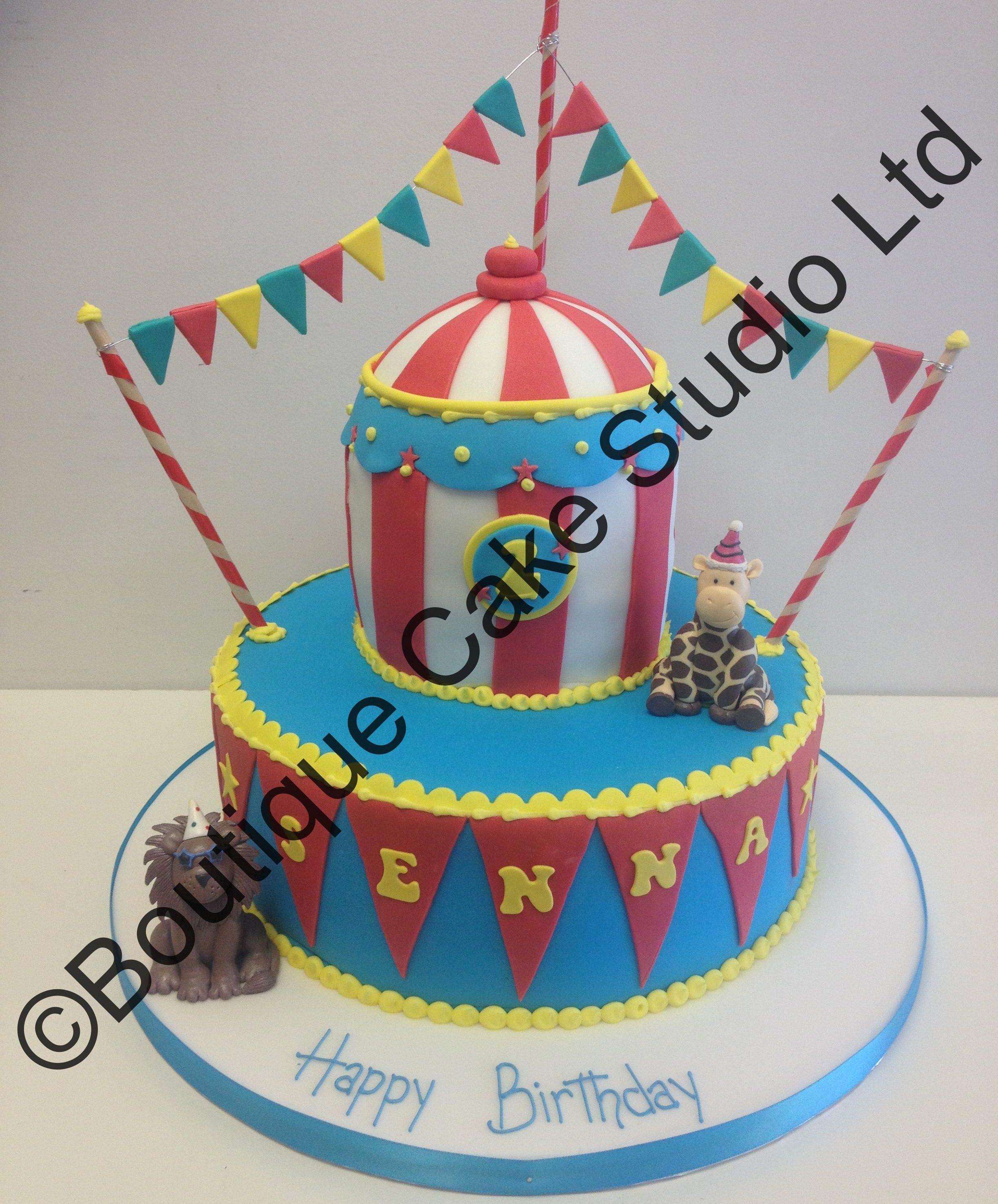 Circus Tent themed cake