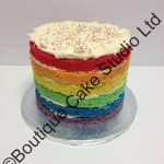 Naked Rainbow Cake Smash Cake
