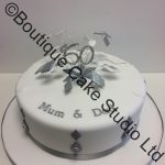 Diamond Wedding Anniversary Cake with Diamond Burst