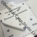 Square Diamond Wedding Cake
