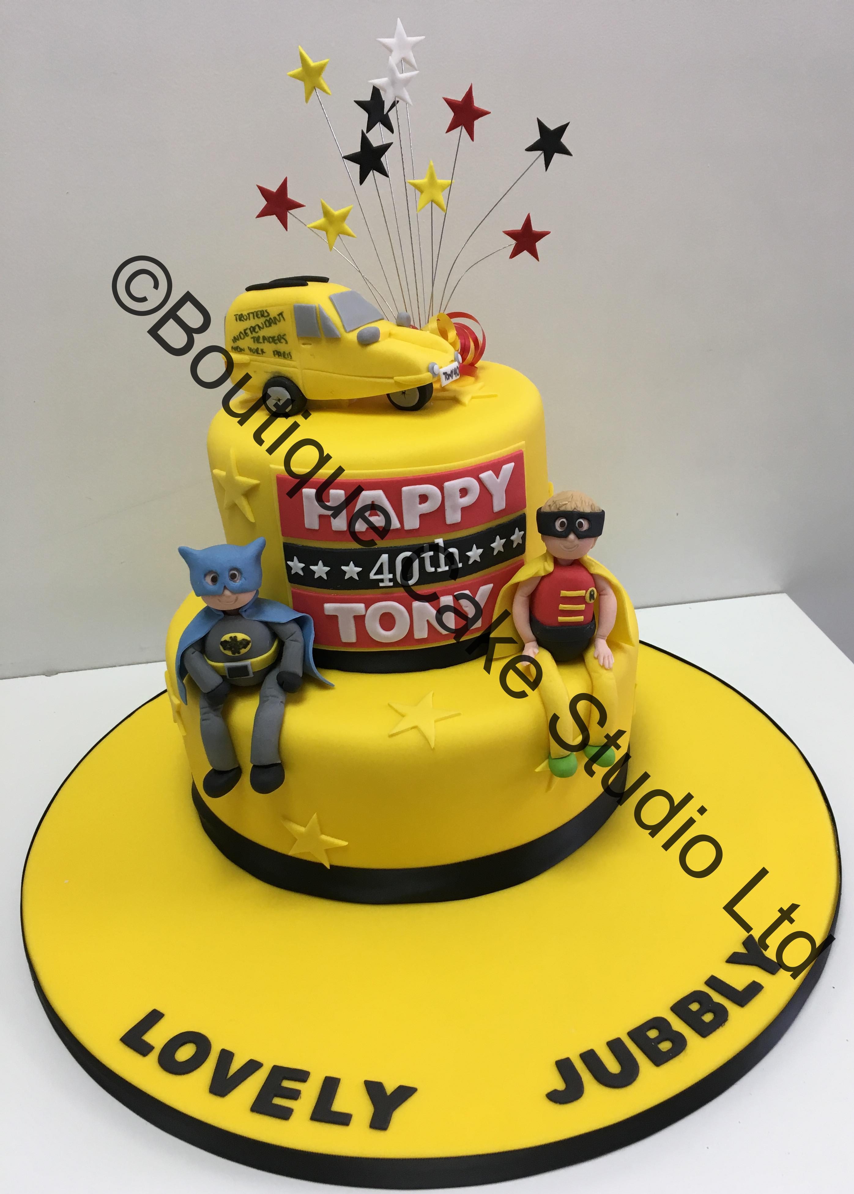Only Fools and Horses Inspired Stacked Cake