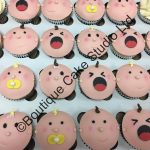 Baby Face Baby Shower Cupcakes