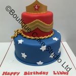 Wonder Woman Themed Cake