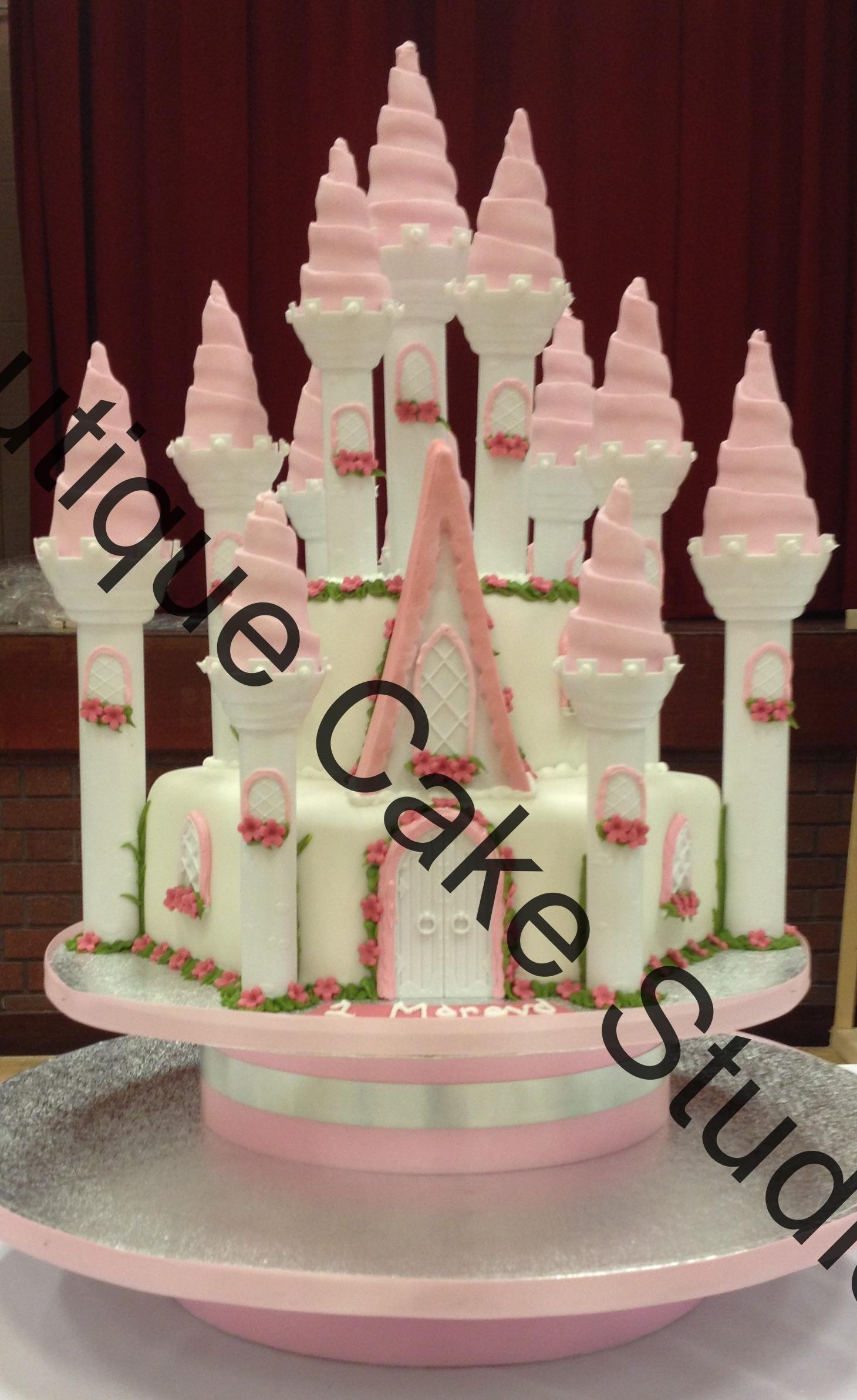 Princess Castle themed cake