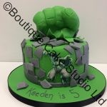 Hulk Fist Cake
