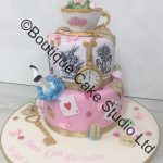 Alice In Wonderland Inspired Stacked Cake