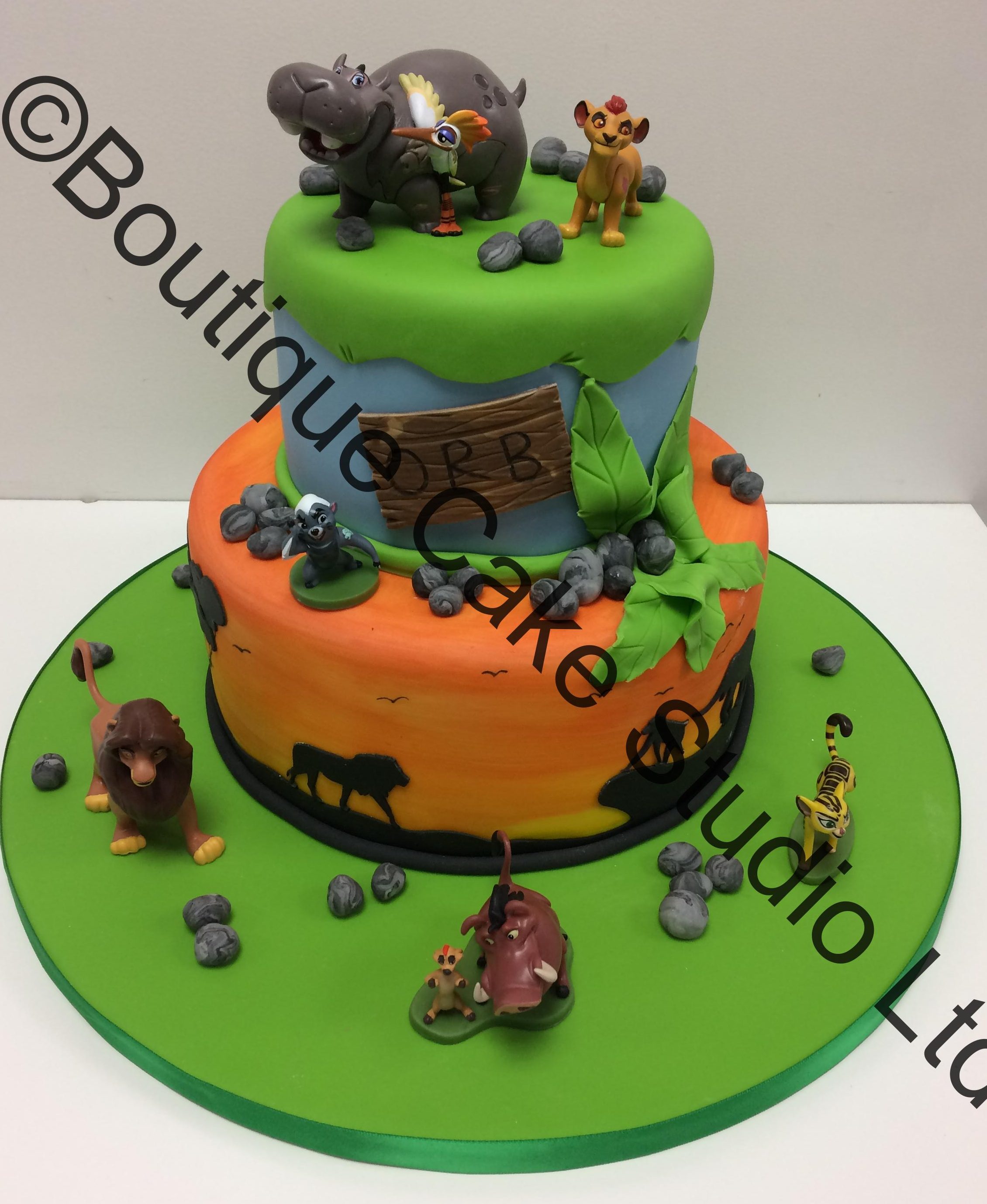 Lion Guard themed cake