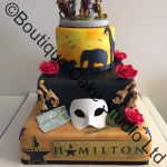 Musical themed Stacked cake