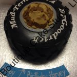 Tyre themed Cake