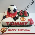 Manchester United Football themed Cake