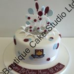West Ham Cake with Peel Back & Burst