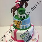 Jockey themed Cake