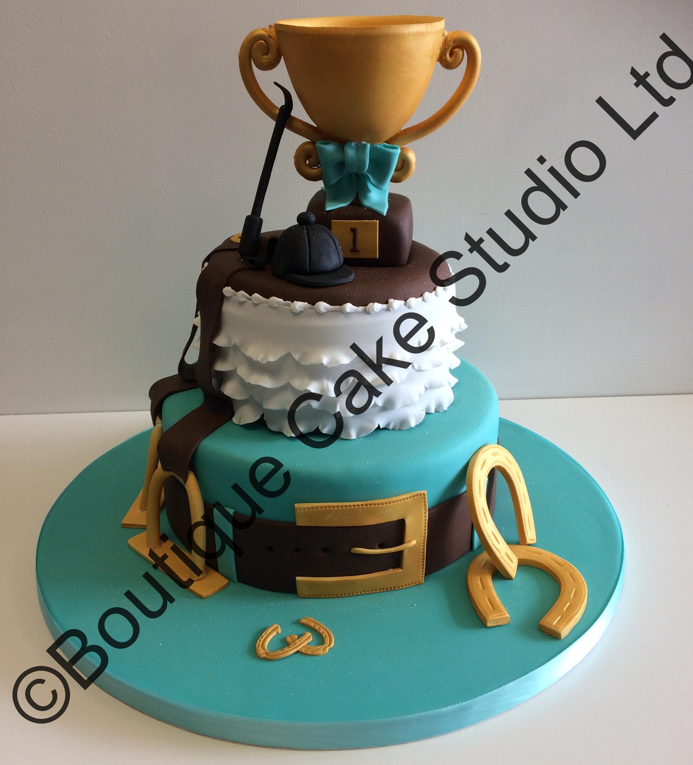 Ascot Horse Racing themed cake
