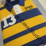 Rugby Folded Shirt Cake