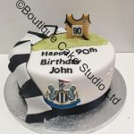 Football and Running themed Cake