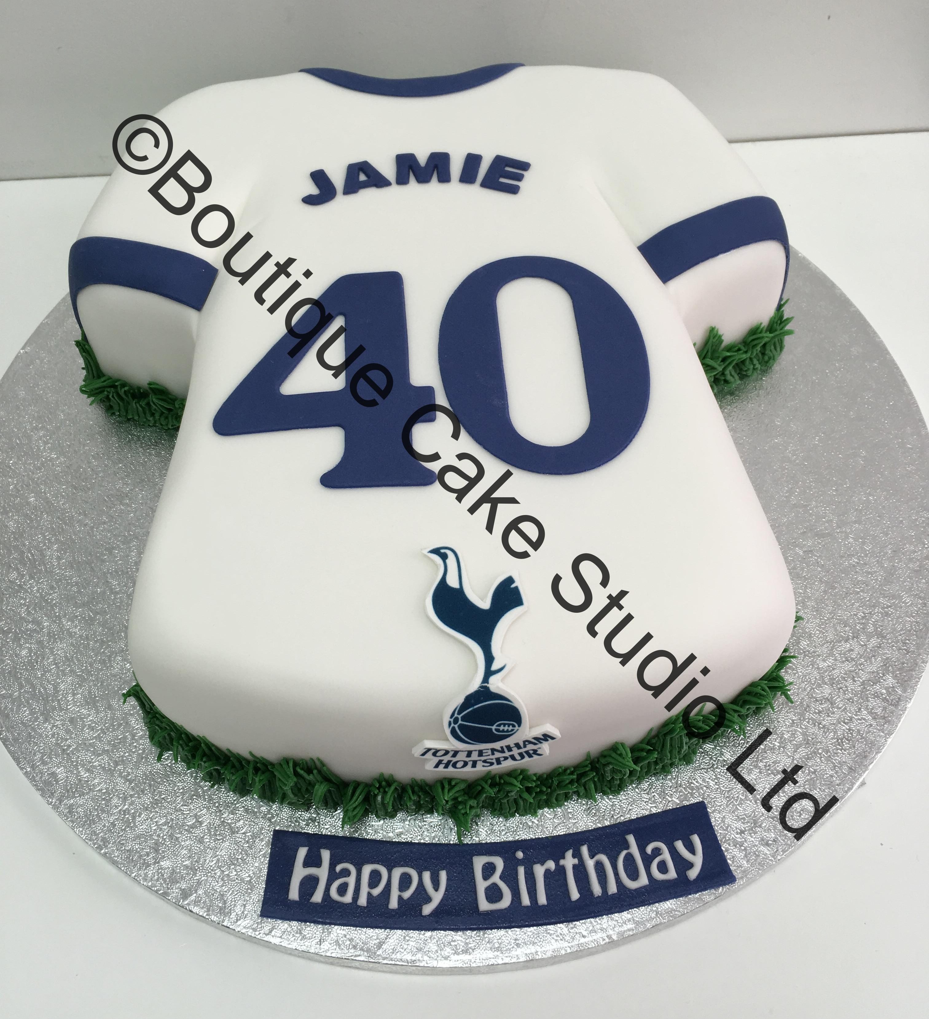 Tottenham themed football Shirt Cake