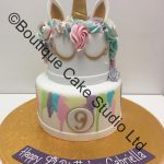 Pastel Drip Unicorn Cake