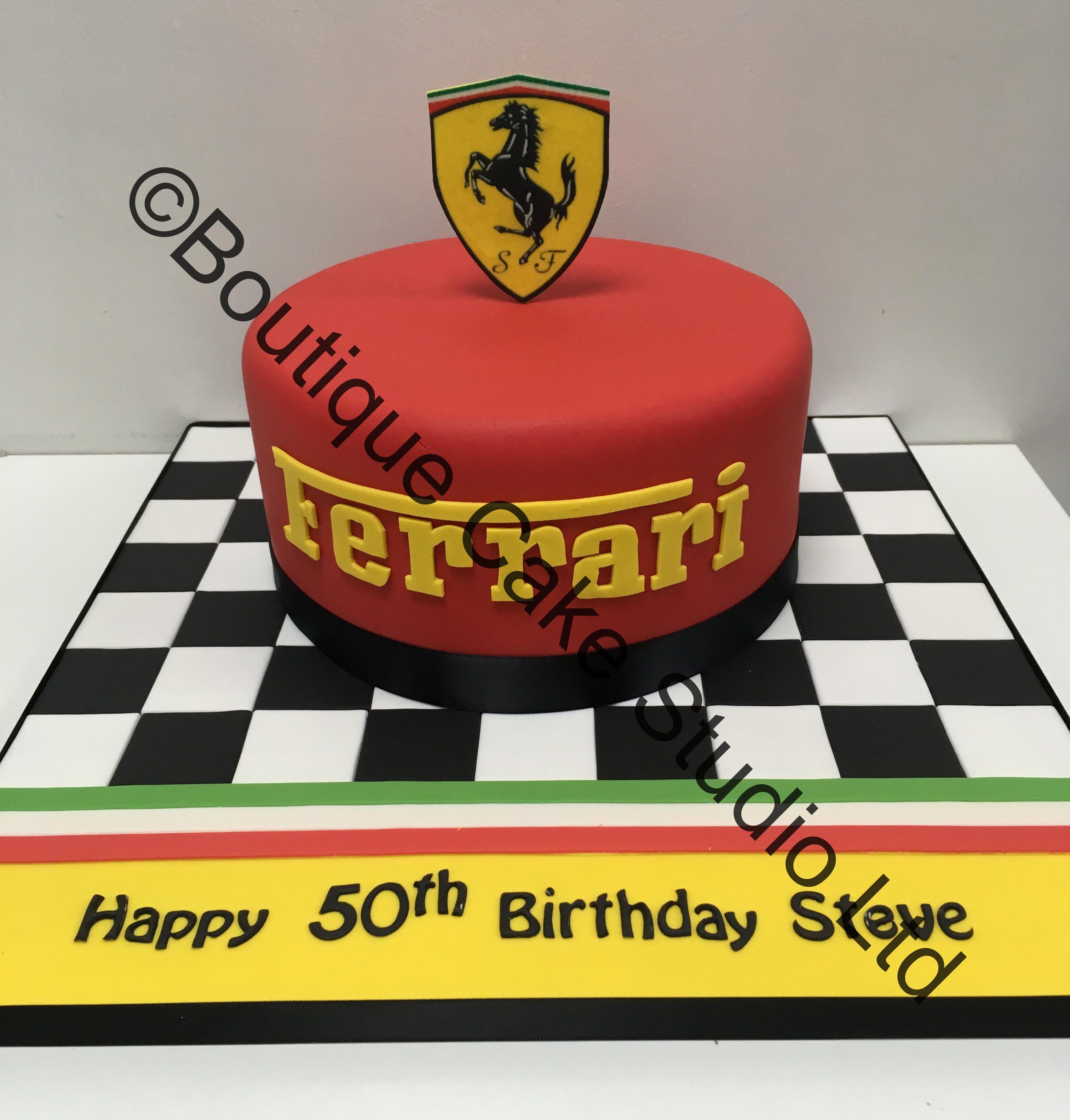 Ferrari themed Cake