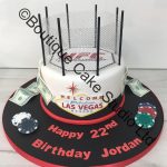 UFC and Vegas themed Cake