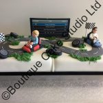 Go-Karting themed cake