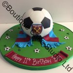Full Football Cake with scarf