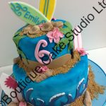 Surfing themed Cake