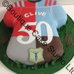 Harlequin Rugby Shirt Cake