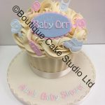Neutral Baby Giant Cupcake