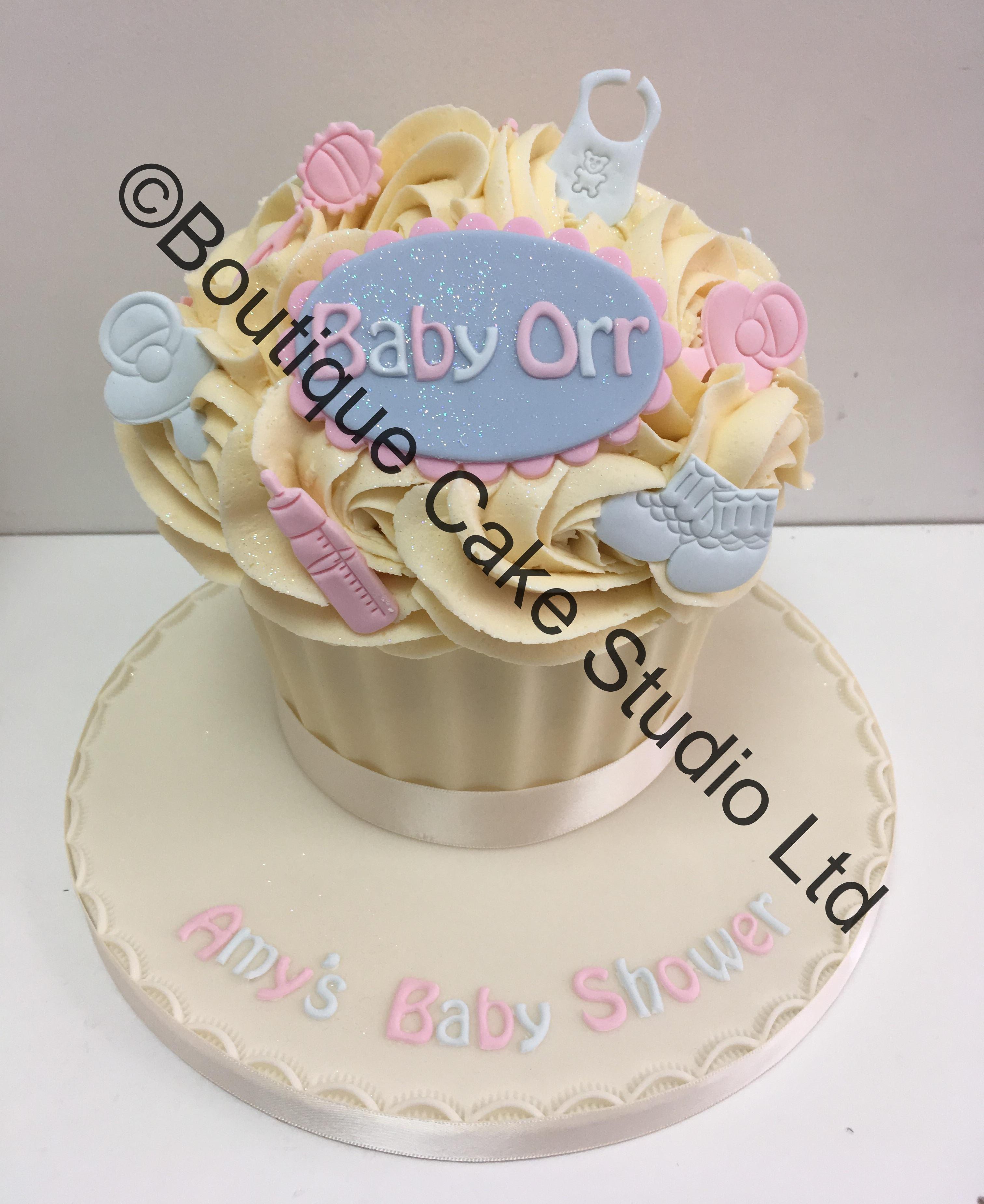 Neutral Baby Giant Cupcake