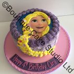 Rapunzel Buttercream Cake