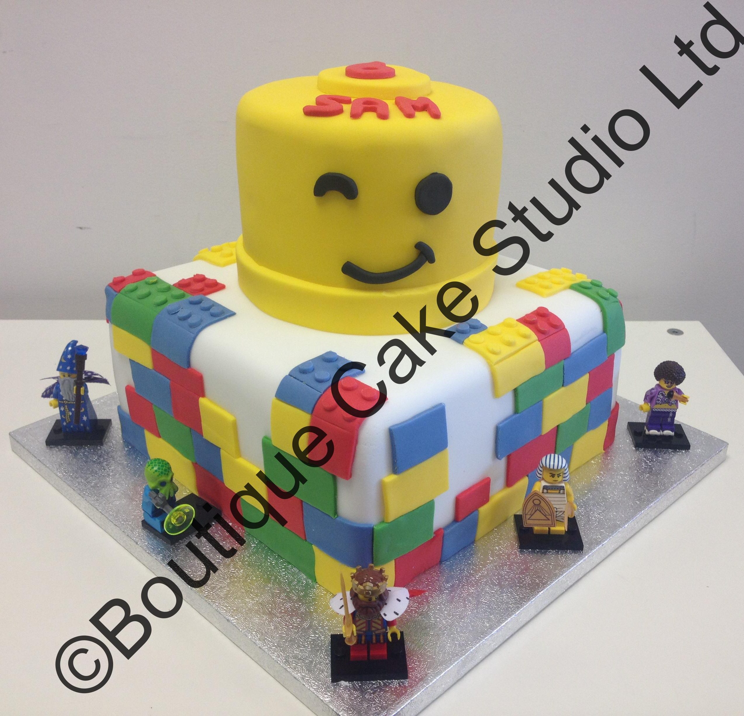 Lego themed Cake