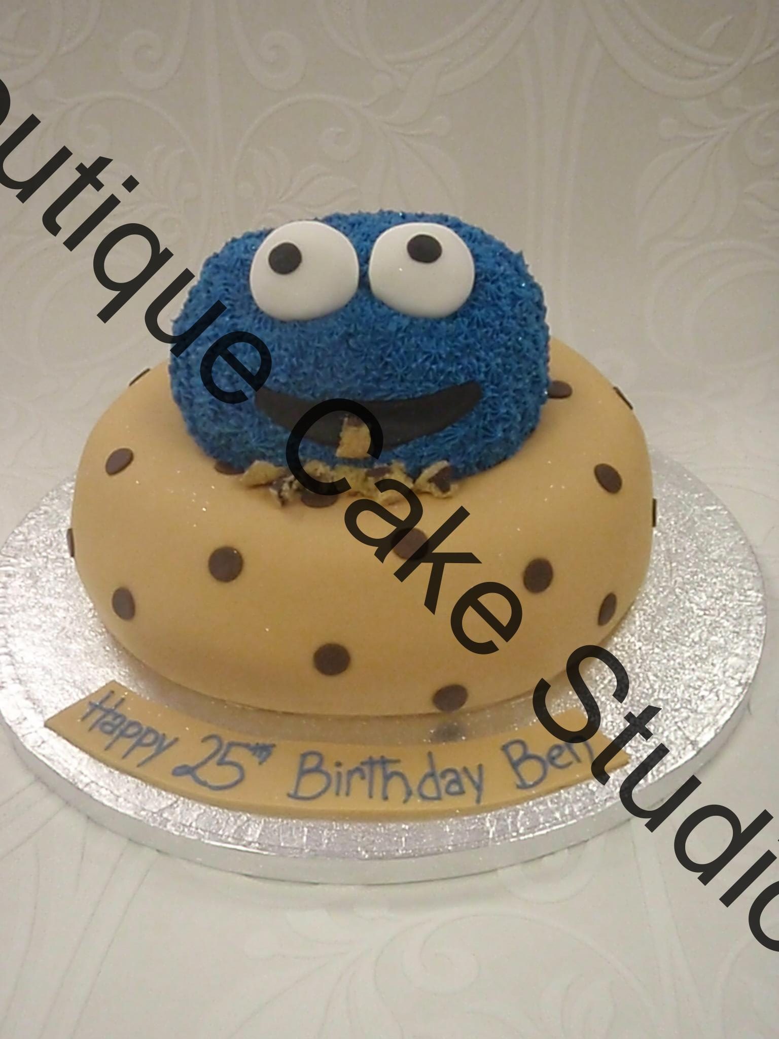Cookie Monster themed Cake