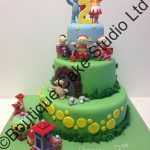 In the Night Garden themed stacked Cake