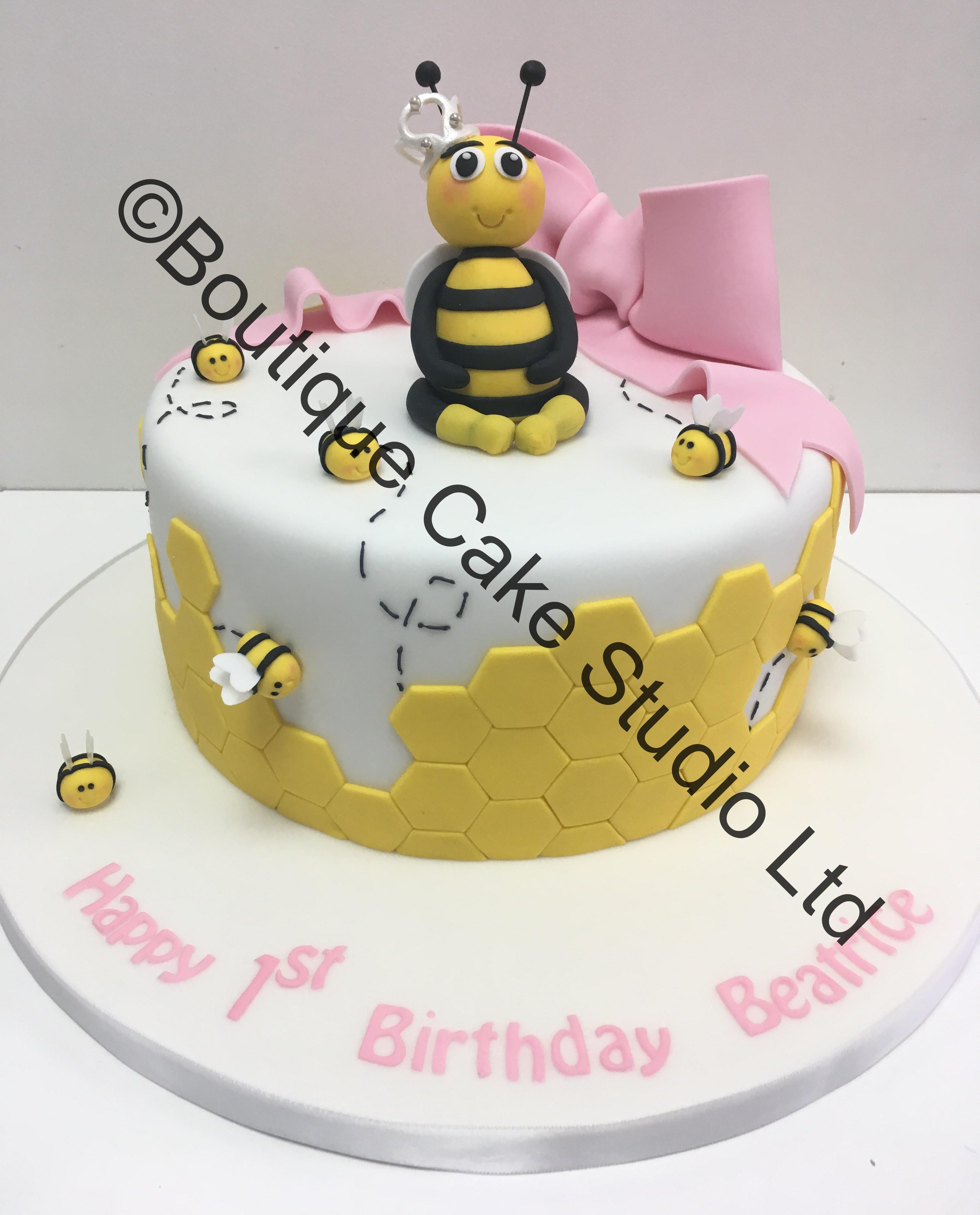 Cute Bee themed Cake