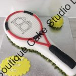 Tennis Racket Cake