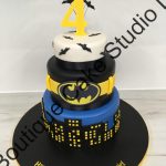 Batman themed Stacked Cake