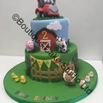 Stacked Farmyard Animal Cake