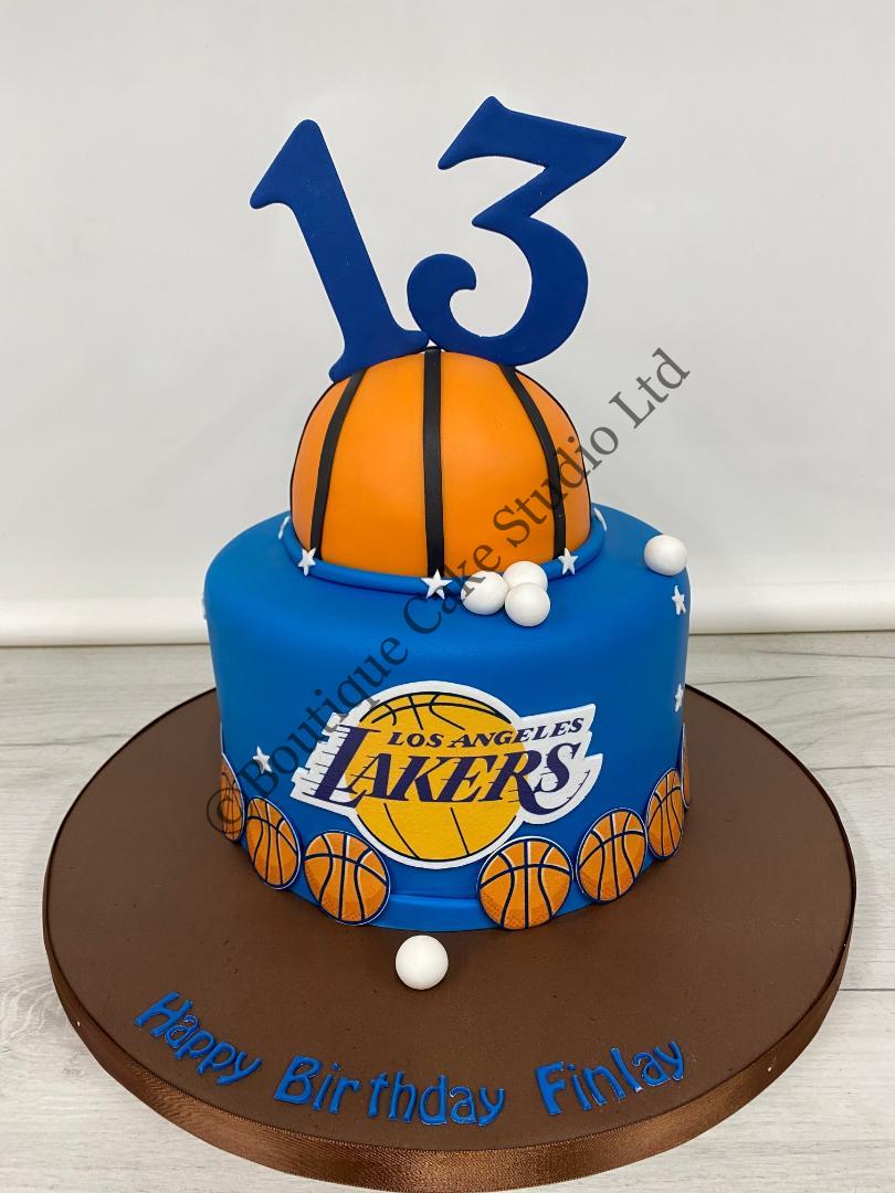 Basket Ball themed Cake