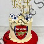 Arsenal Buttercream Cake