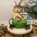 Safari Buttercream Cake