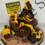 Construction themed Cake