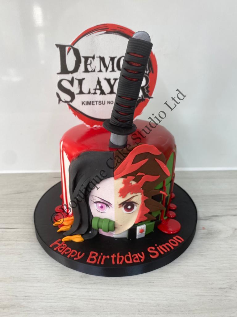 Corporate Demon Slayer Cake