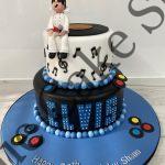 Elvis themed Stacked Cake