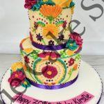 Floral Piped Buttercream Cake