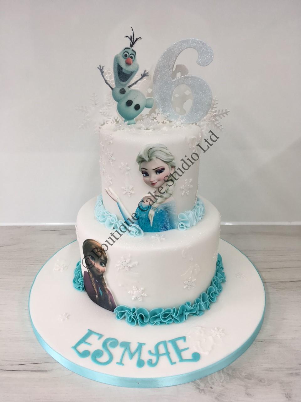 Frozen themed Stacked Cake