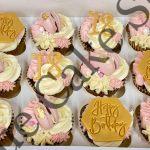 Gold & Pink Cupcakes