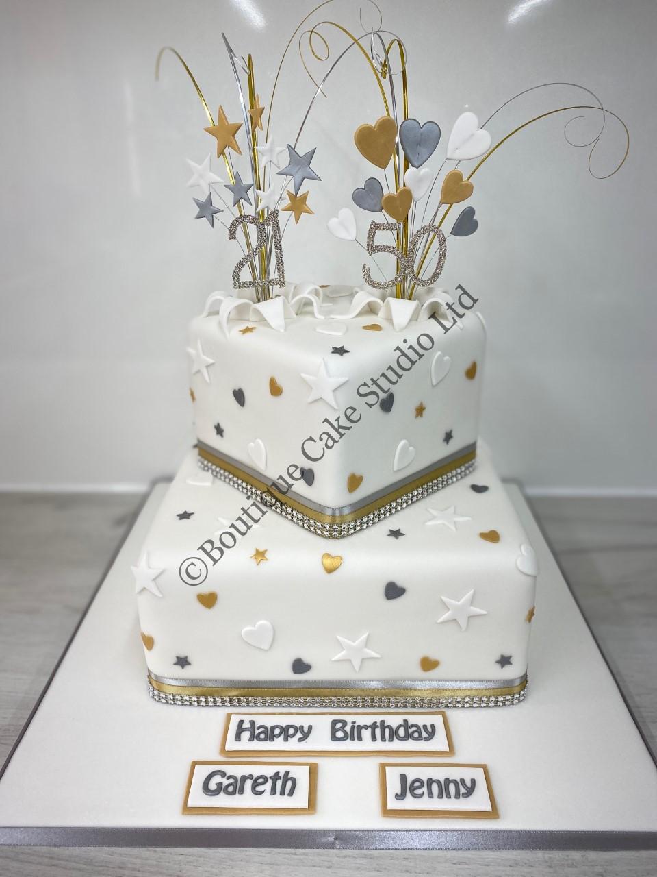 Joint Square Stacked Cake