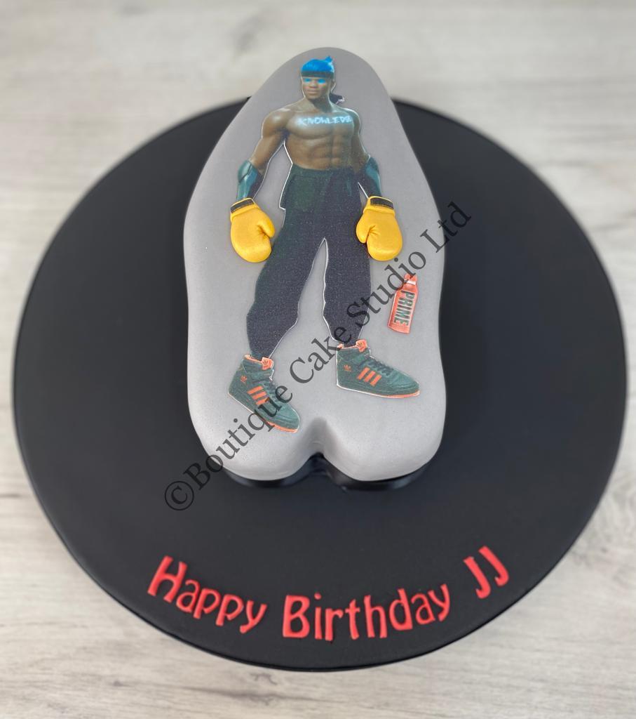 Corporate Birthday Cake - Boxing, Shoes & Prime themed Cake